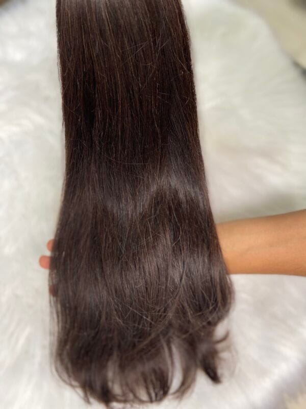 Cabelo Indiano Castanho 55cm - Imagem 5